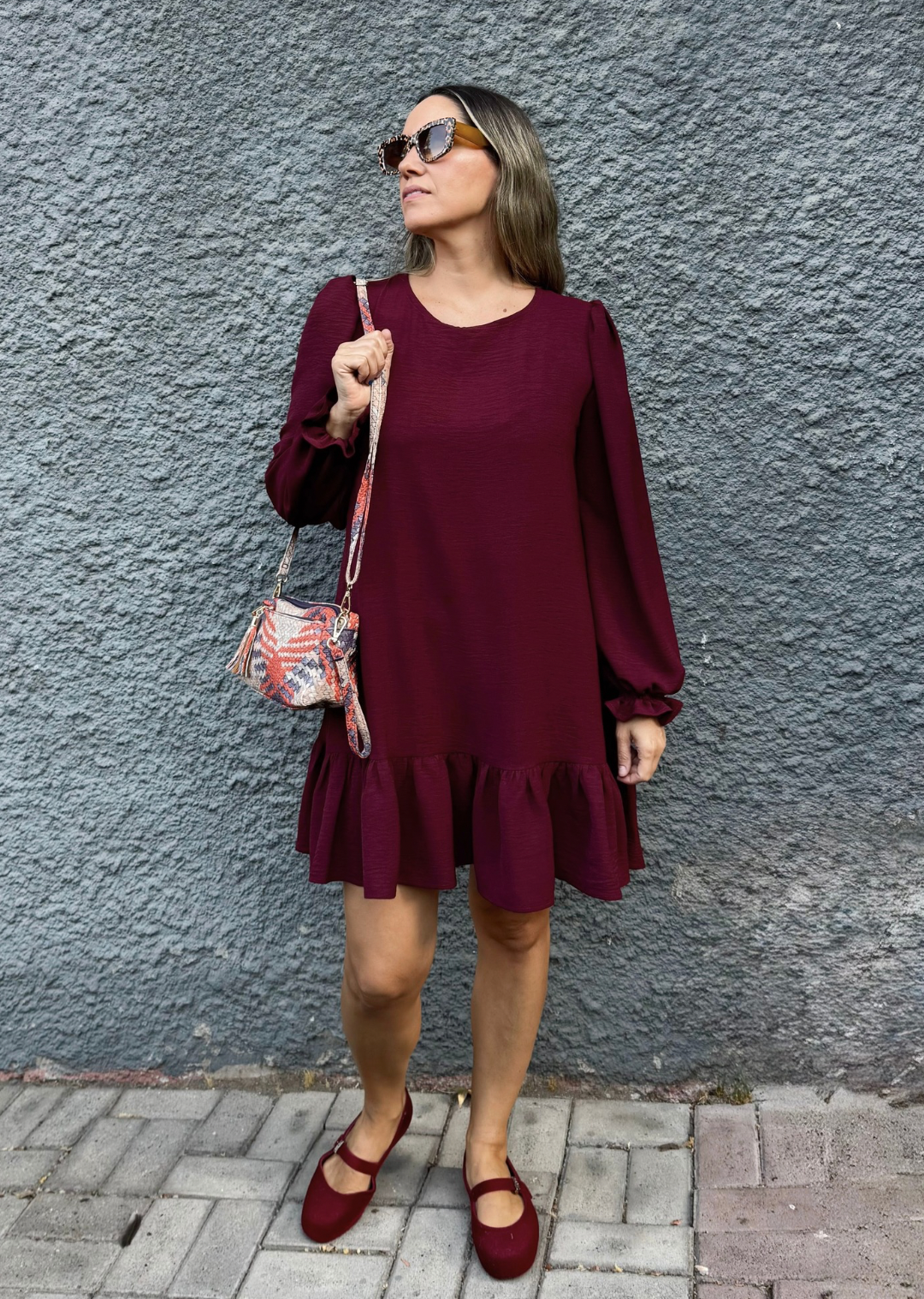 Vestido Mila | Burdeo