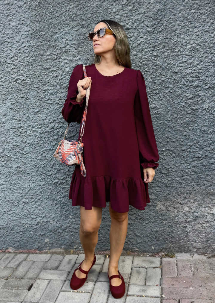 Vestido Mila | Burdeo