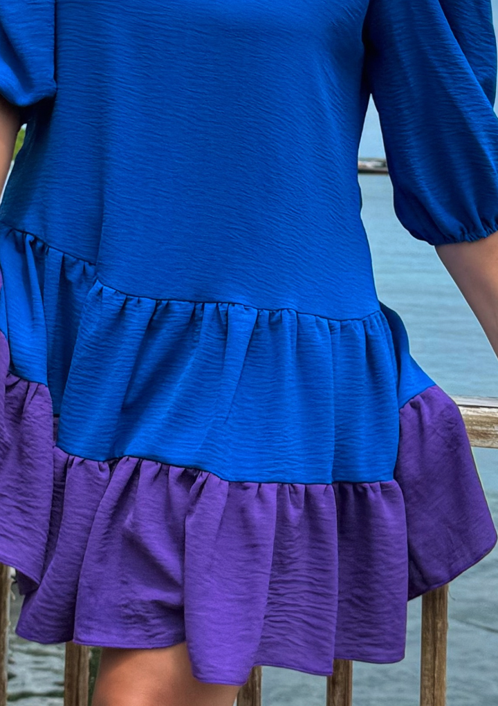 Vestido Gloria | Azul + morado