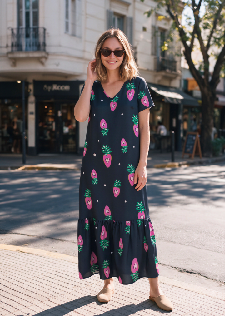 Vestido Rafa | Piña, corazón