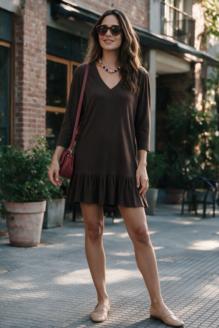 Vestido Fer | Chocolate