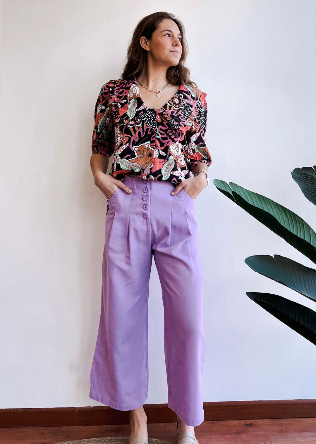 Pantalón Florencia | Lila