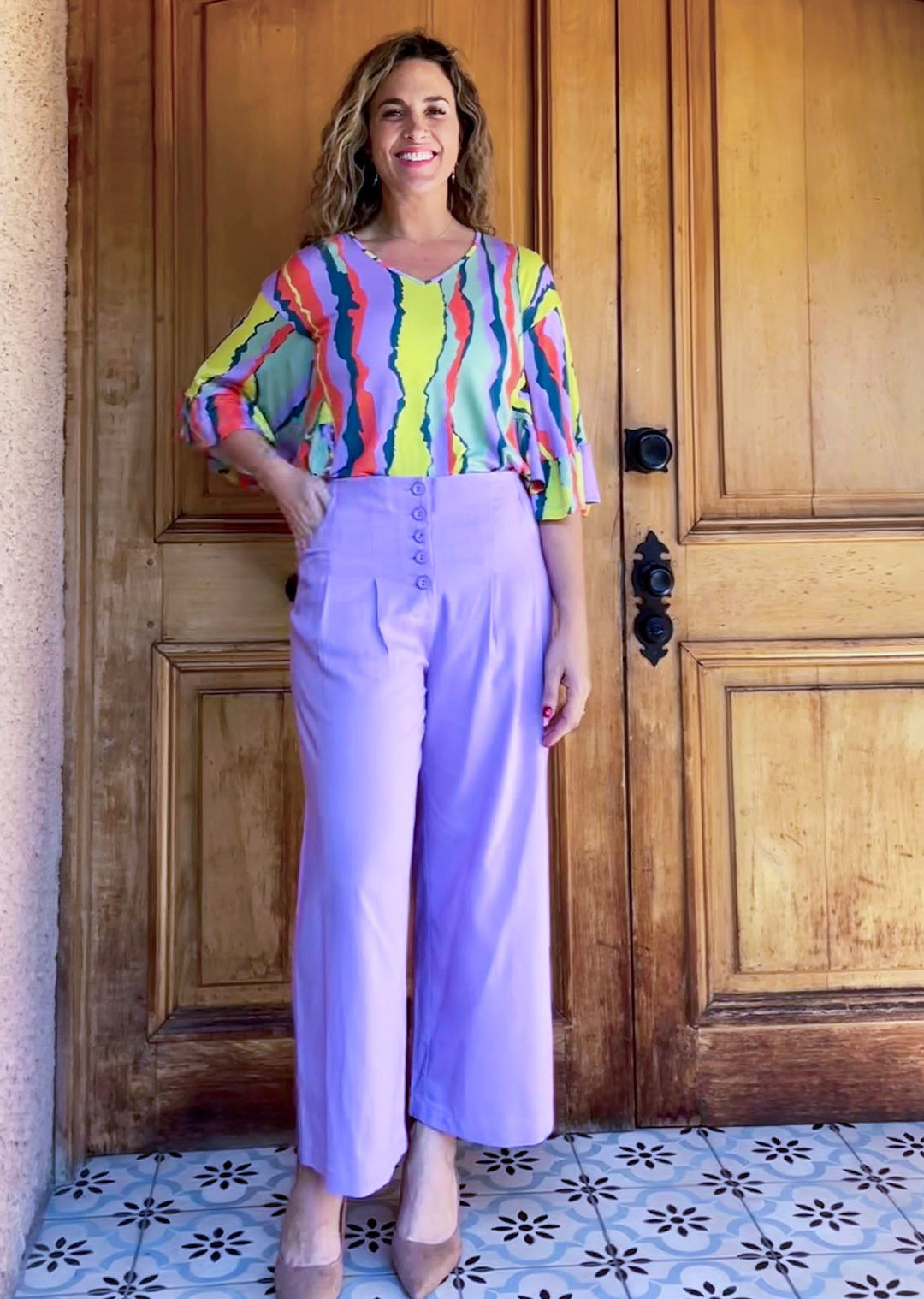 Pantalón Florencia | Lila
