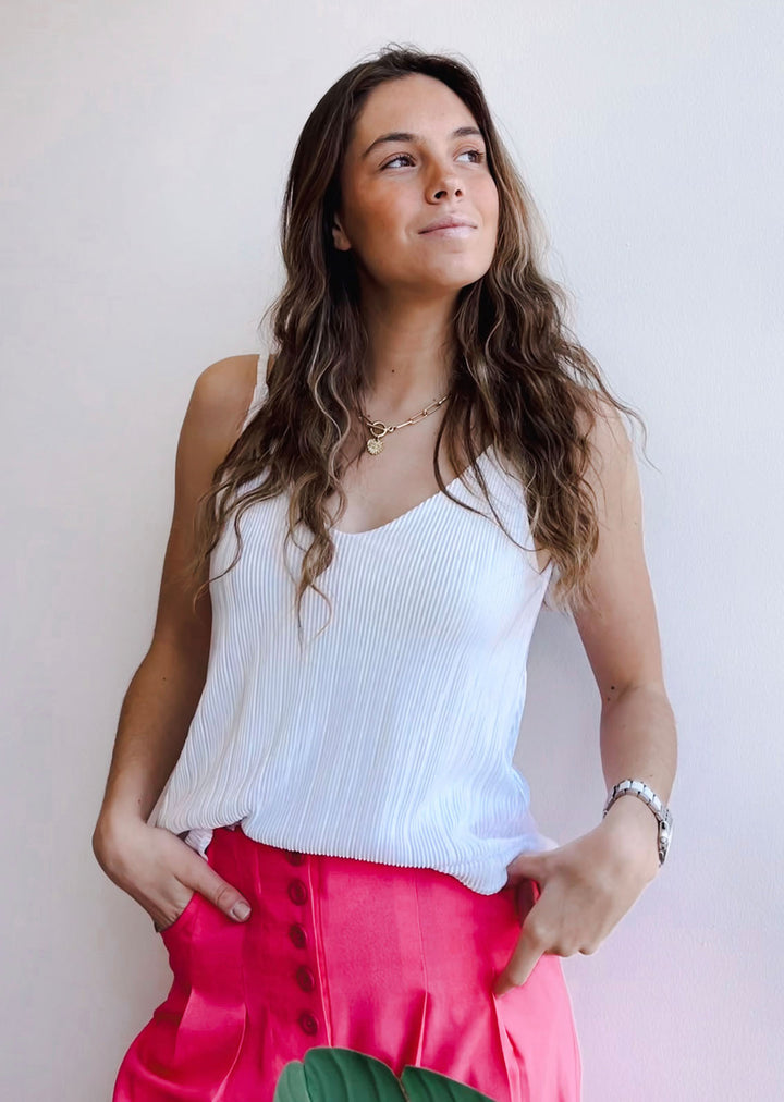 Polera Lourdes | Blanca