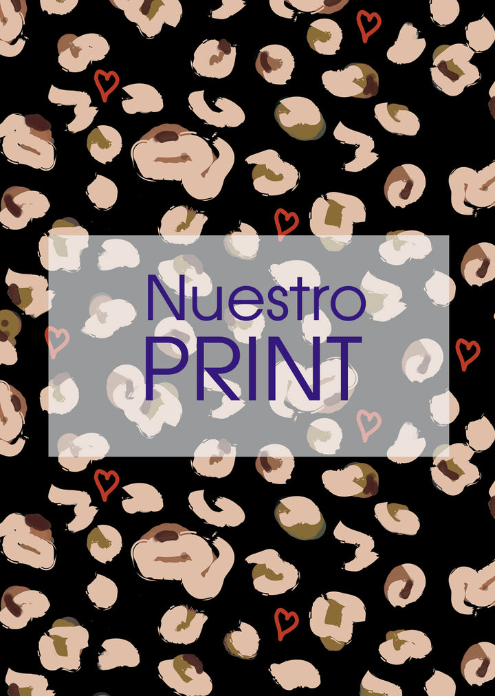 Blusa Estela | Print fondo negro