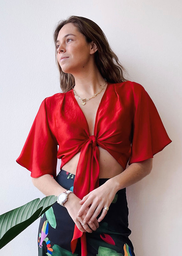 Top Augusta | Rojo