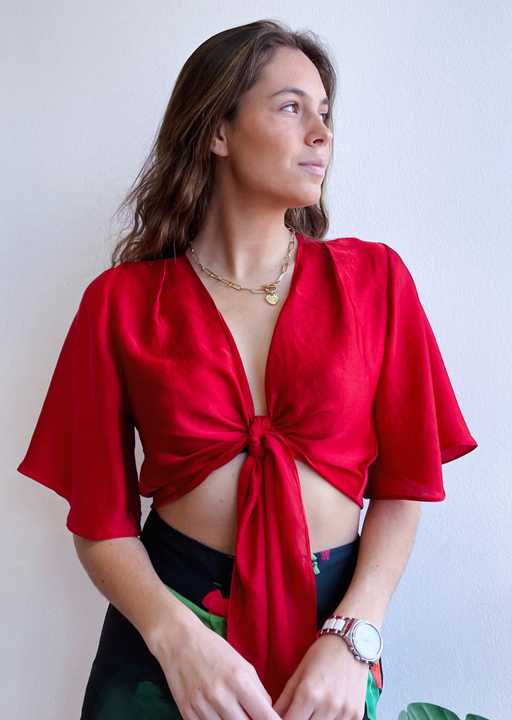 Top Augusta | Rojo