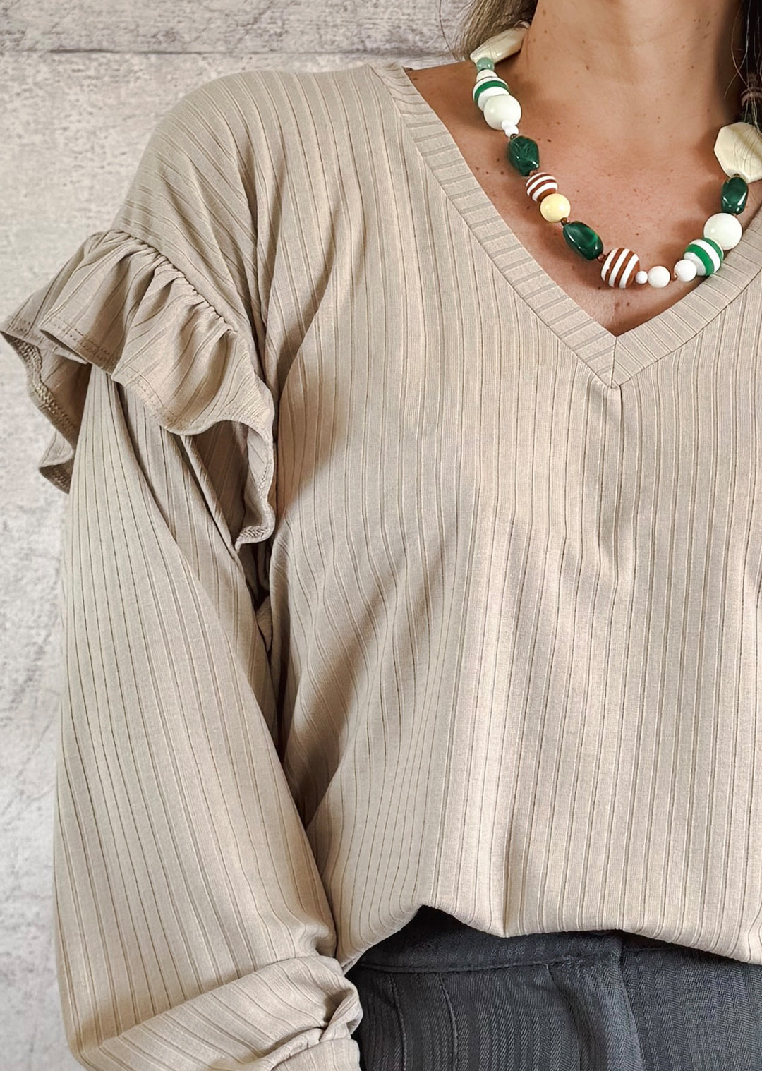 Polera Gala | Beige