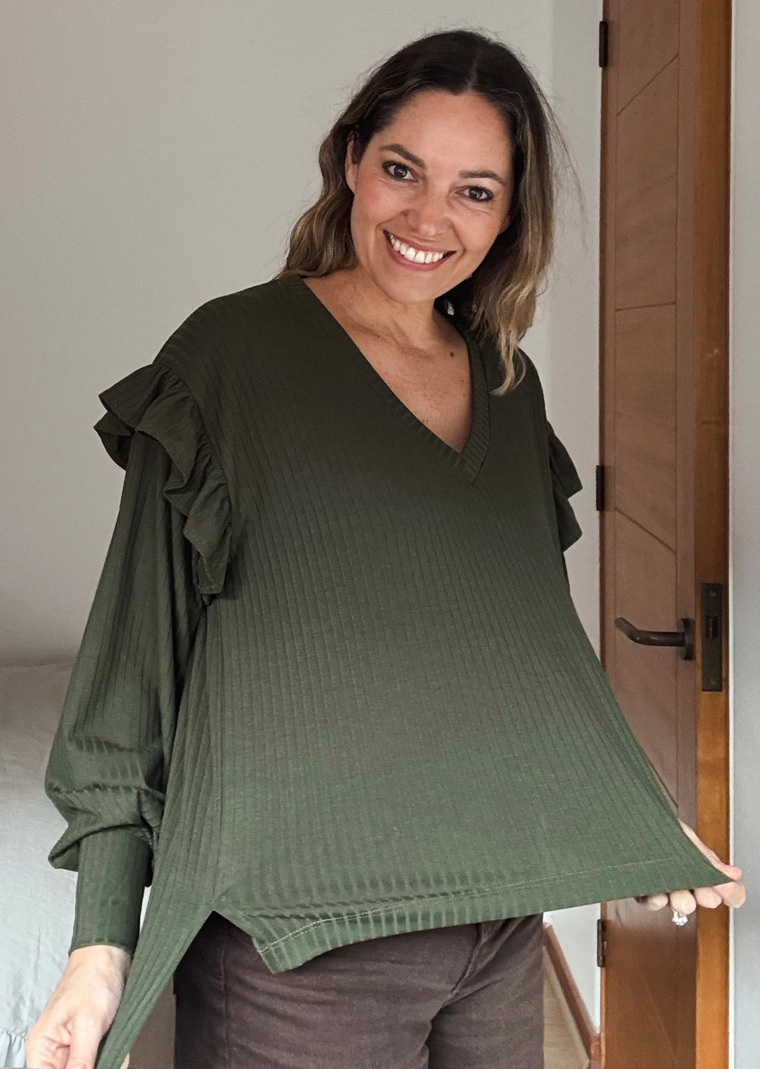 Polera Gala | Musgo