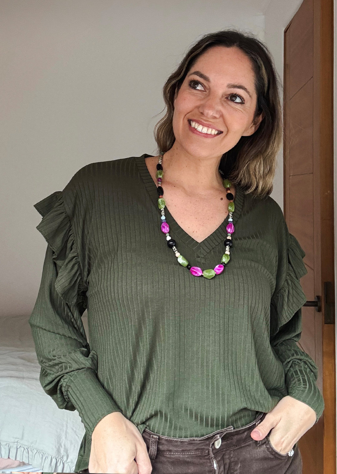 Polera Gala | Musgo