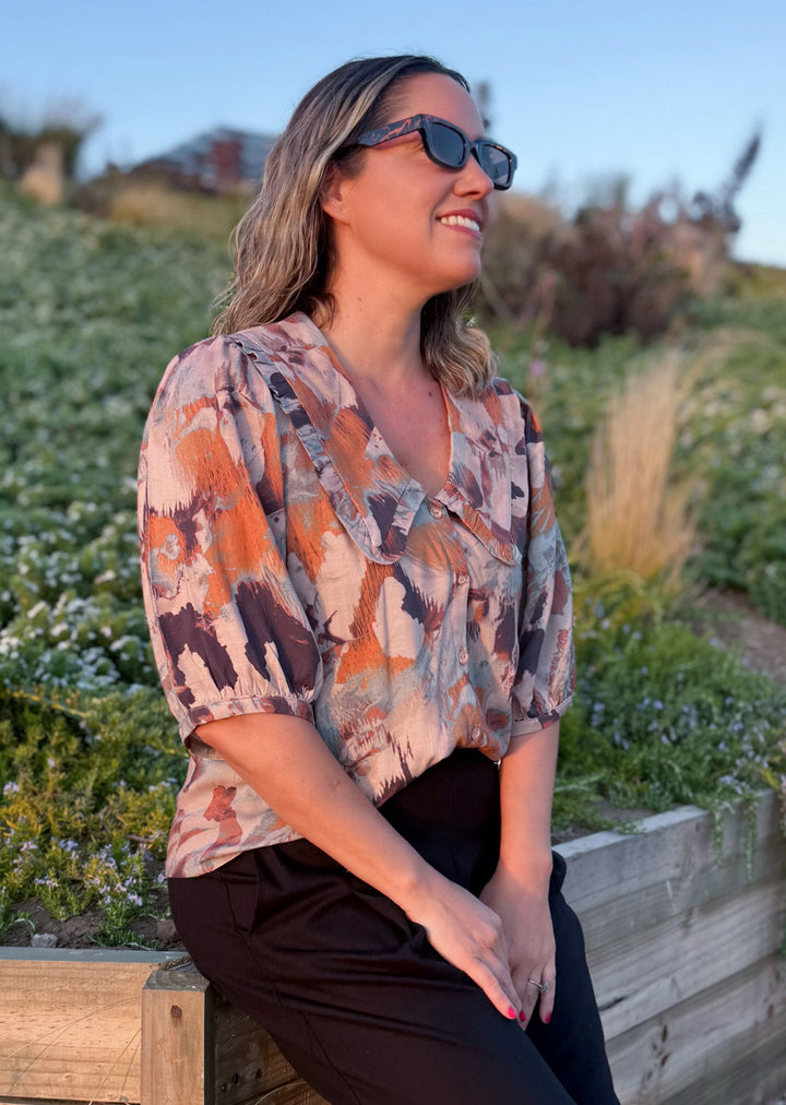 Blusa Amelia | Tierra