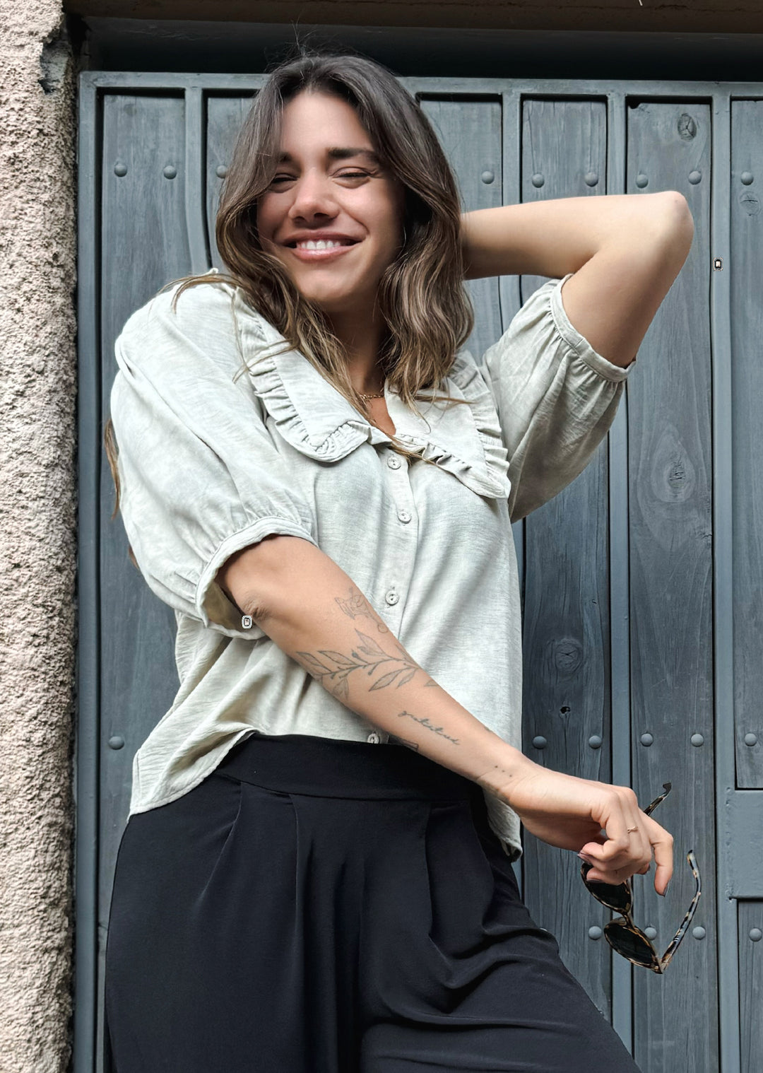 Blusa Amelia | Gris Humo