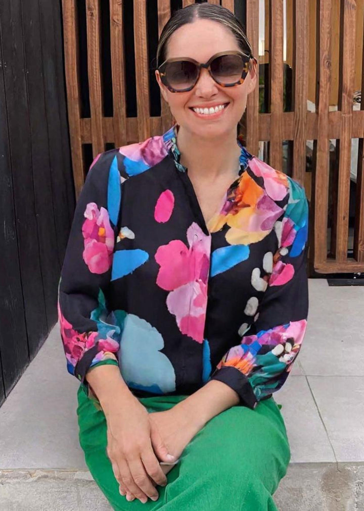 Blusa Antonia | Flores - COLAB. "IGNACIA JULLIAN"