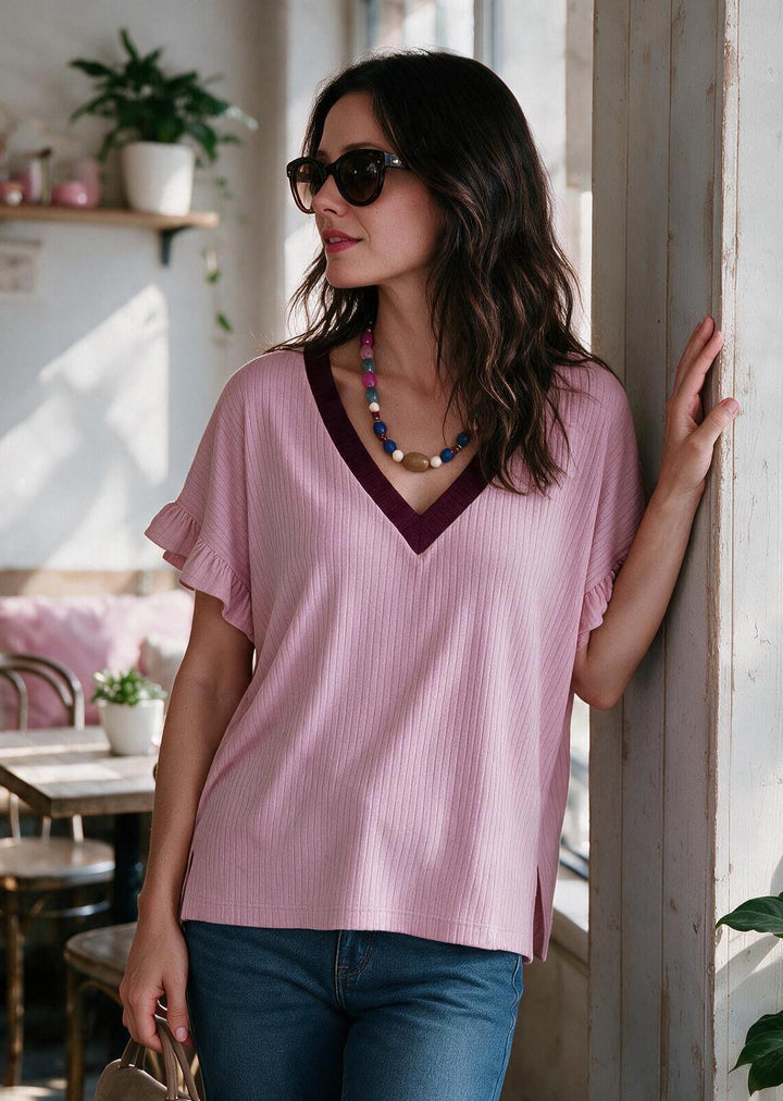 Polera Angela | Bicolor