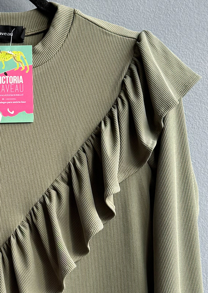 Polera Begoña | Musgo