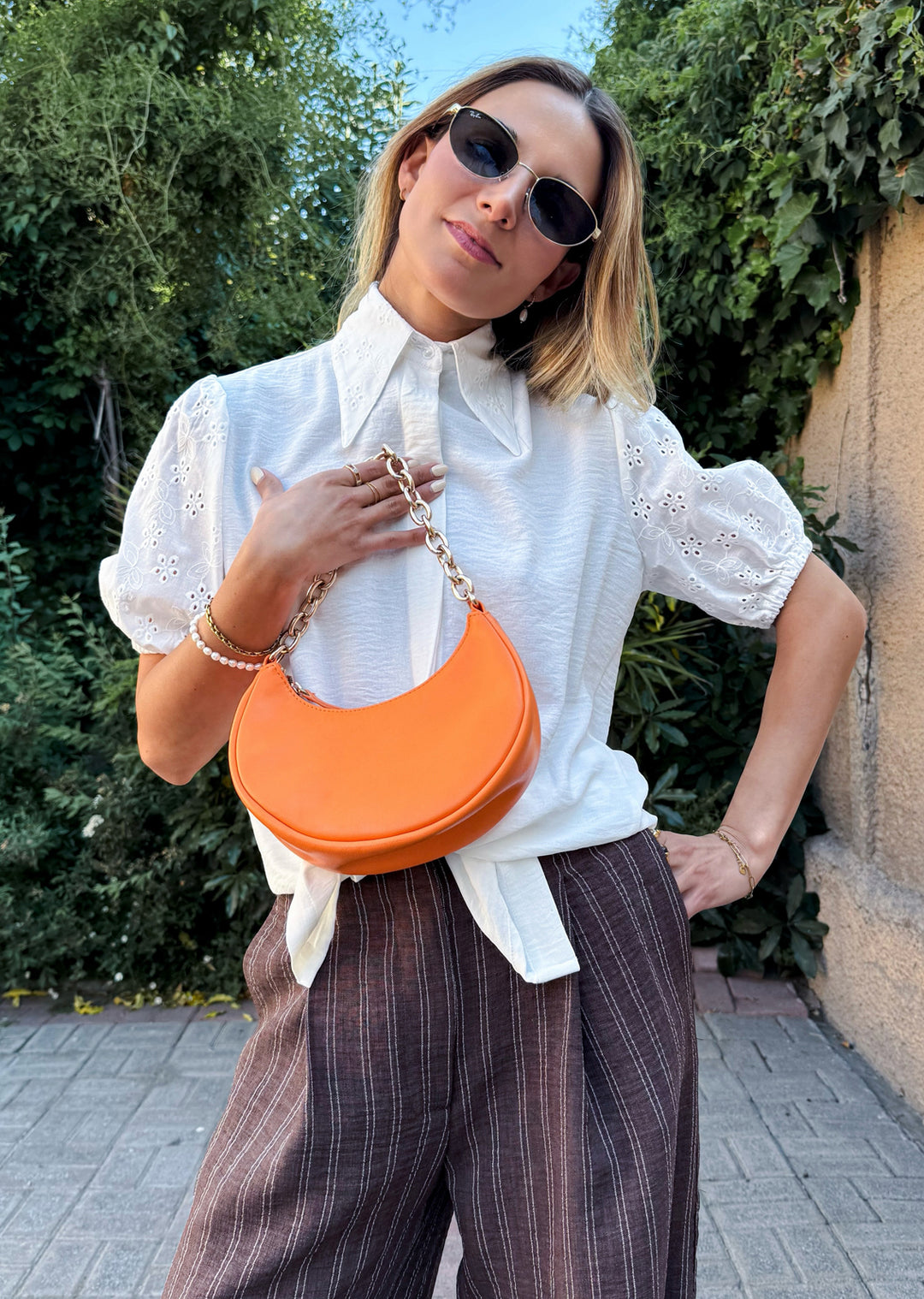 Blusa Berni | Crudo + Broderie