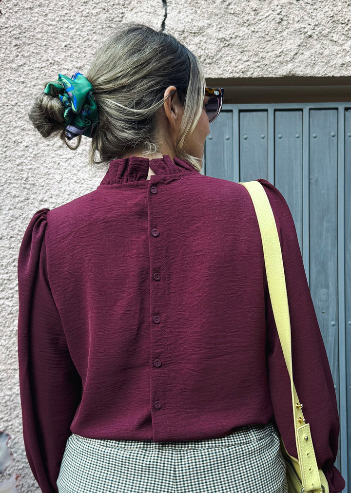 Blusa Antonieta | Burdeo