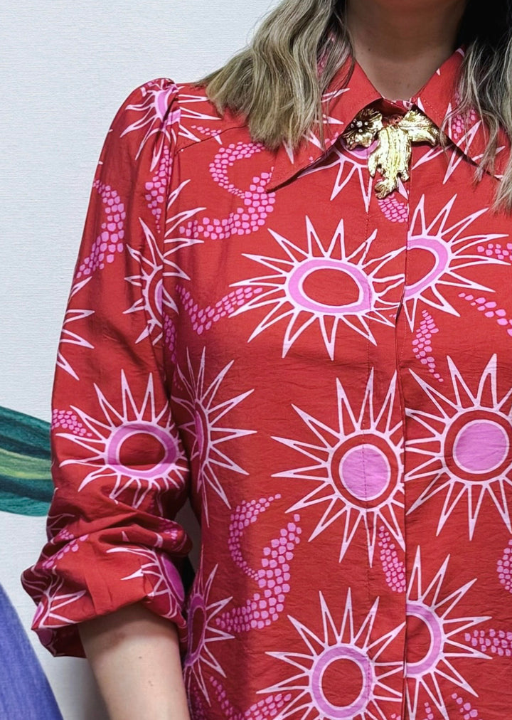 Blusa Elena | Terracota