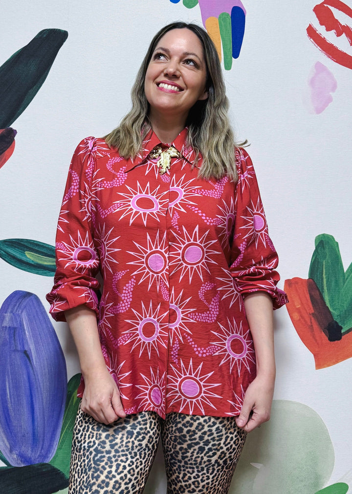 Blusa Elena | Terracota