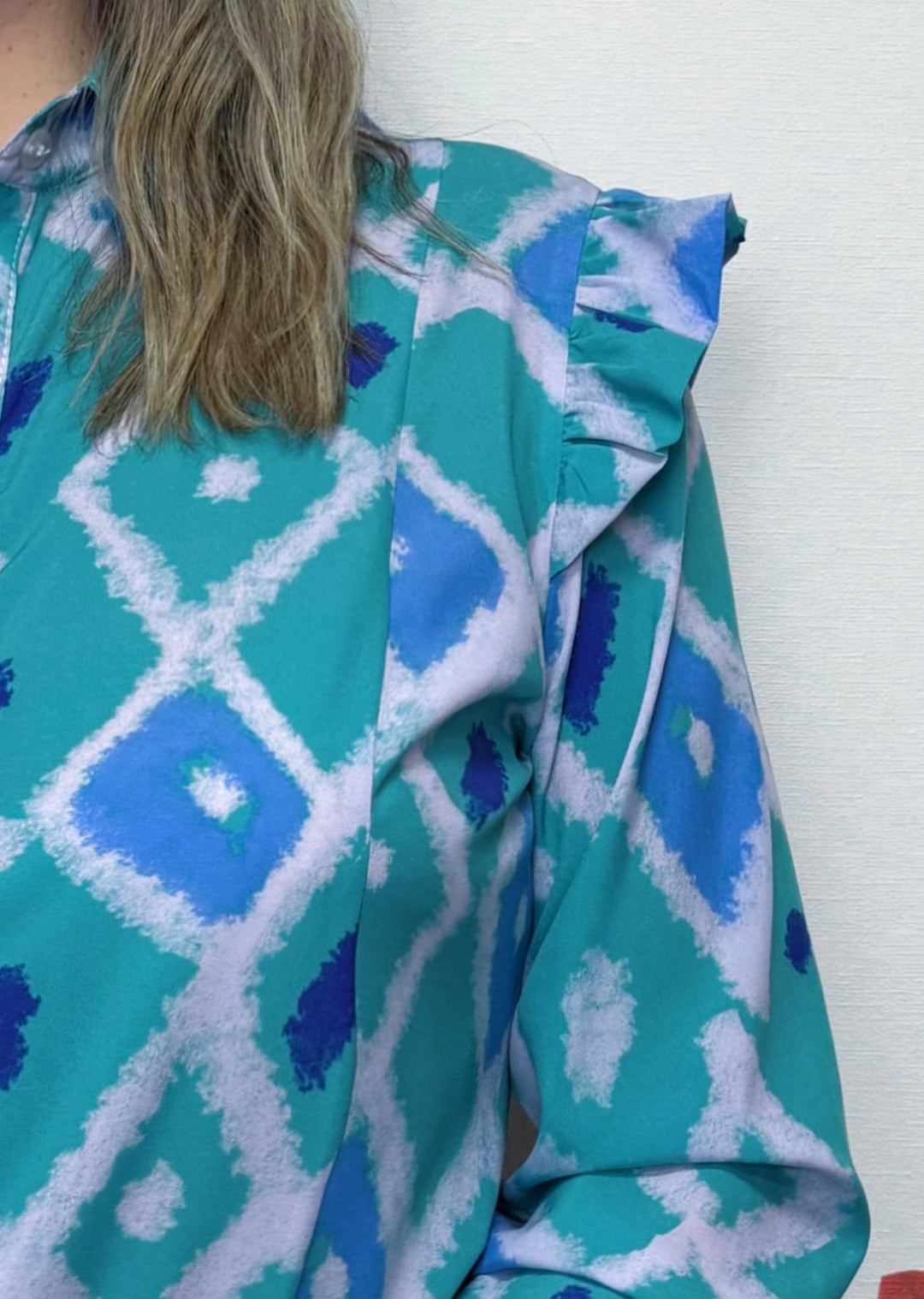 Blusa Estela | Rombos Menta