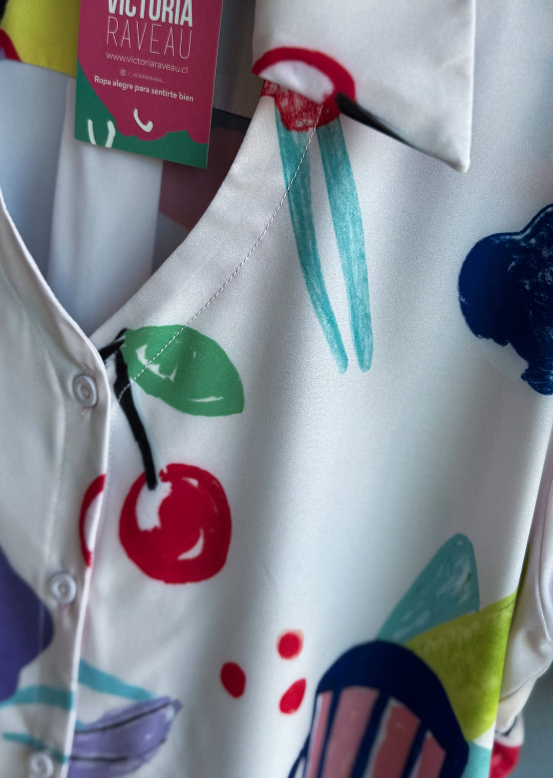 Blusa Maite | Guinda fondo light rose