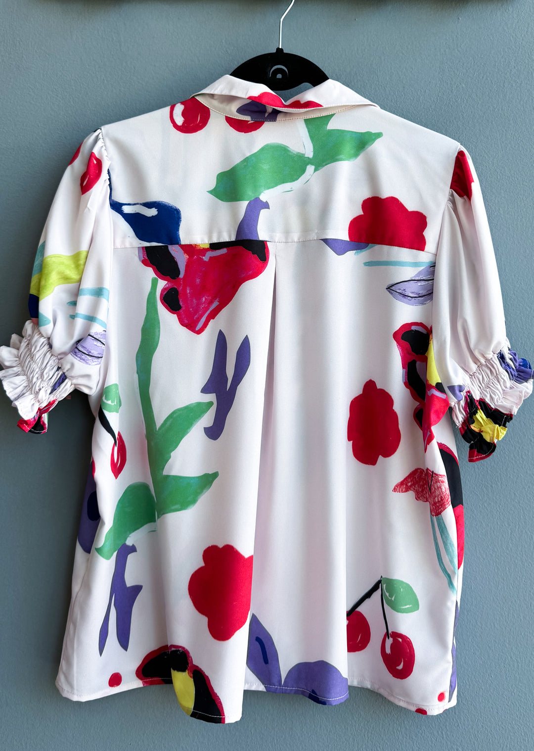 Blusa Maite | Guinda fondo light rose