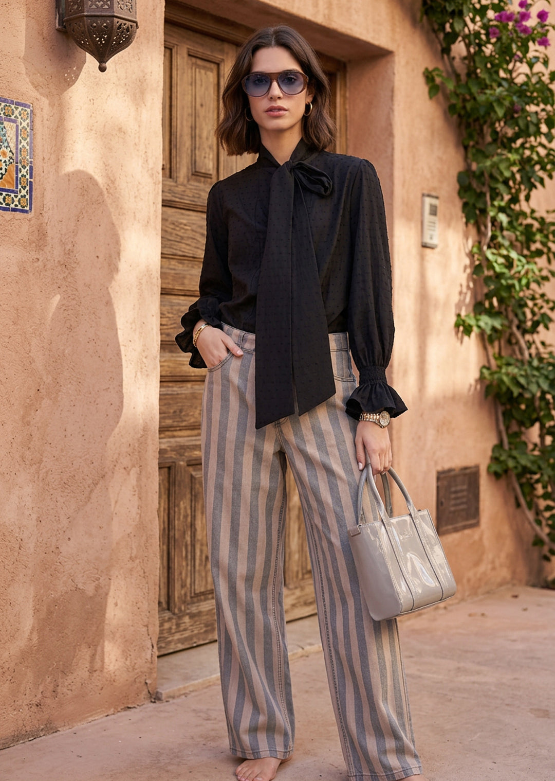 Jeans Wide leg | Rayas