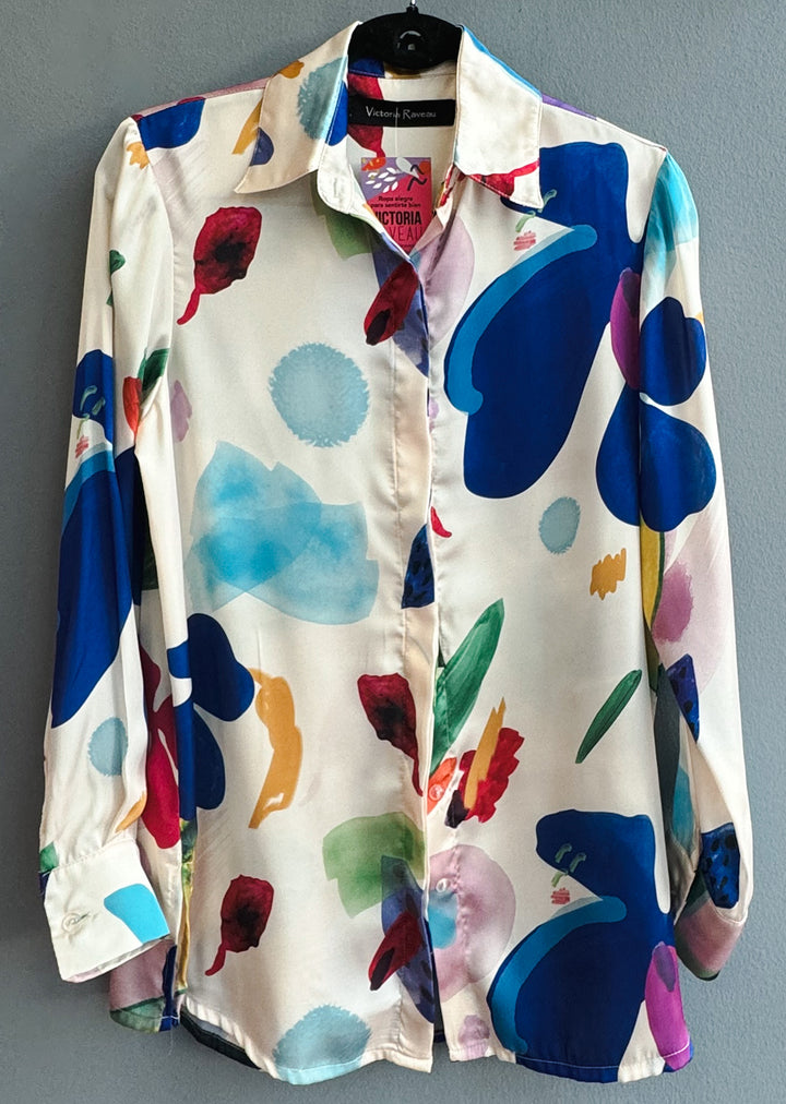 Blusa Bernarda | Hojas y manchas, Butter