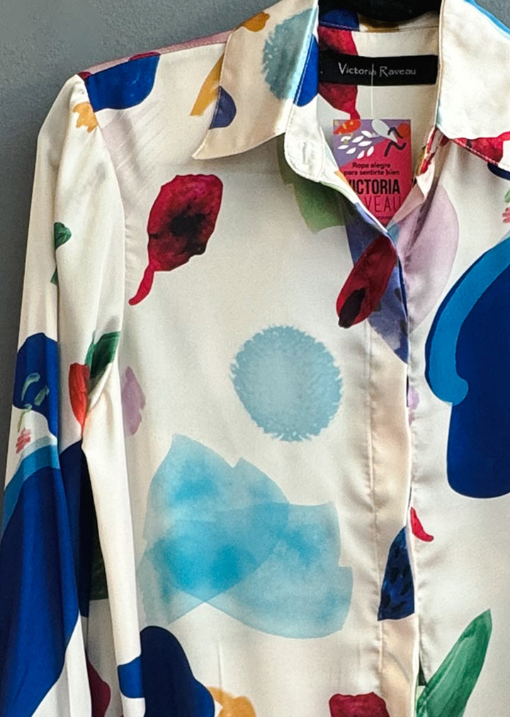 Blusa Bernarda | Hojas y manchas, Butter
