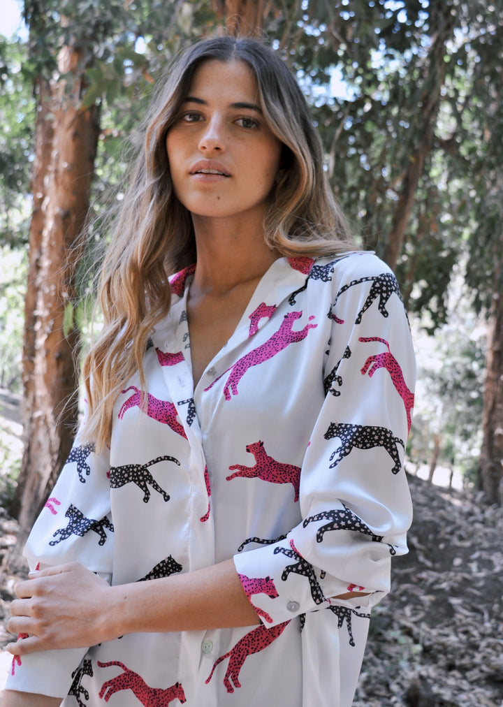 *PRE VENTA*  Blusa Bernarda | Tigre fondo blanco