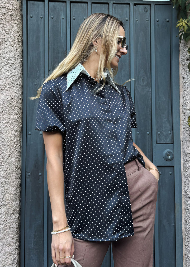 Blusa Berni | Puntos Negro