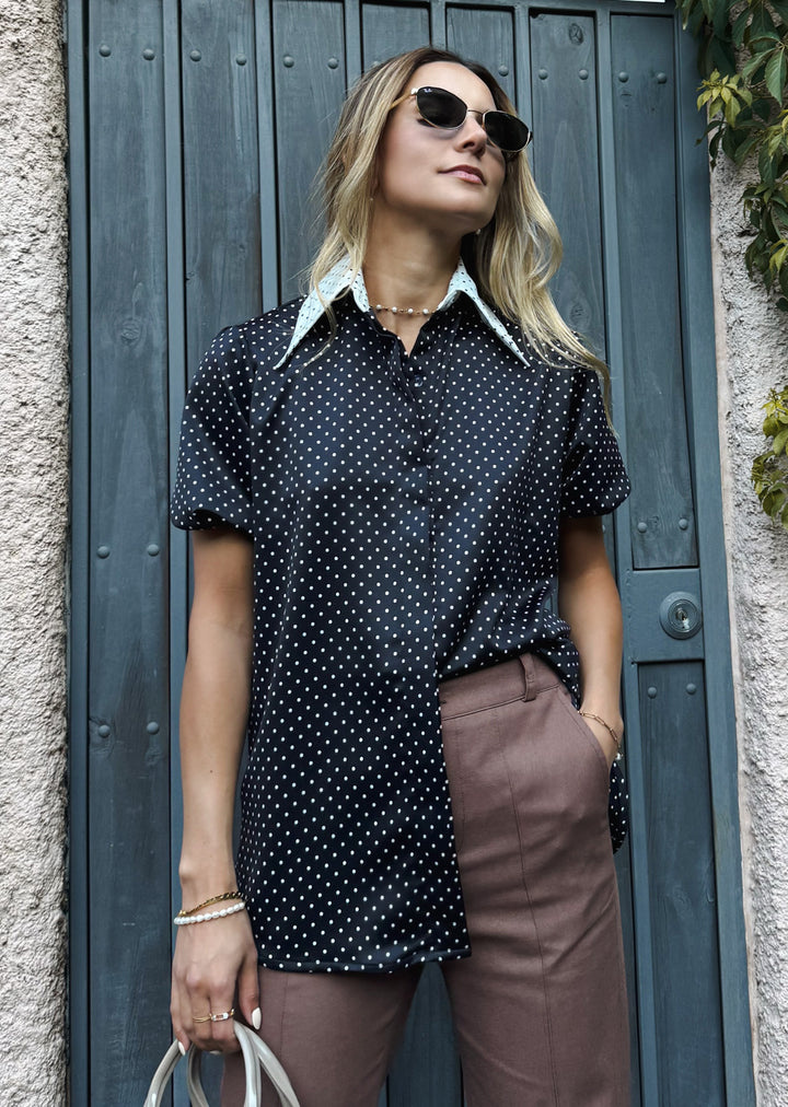 Blusa Berni | Puntos Negro