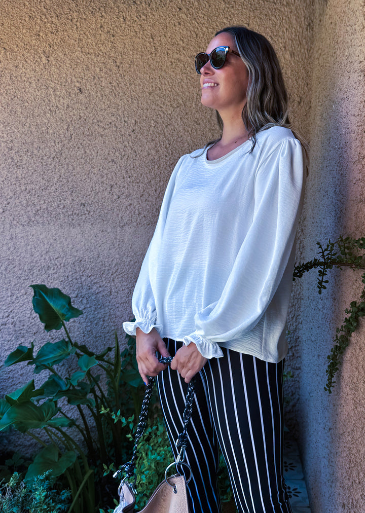 Blusa Gloria Manga Larga | Crudo , beige