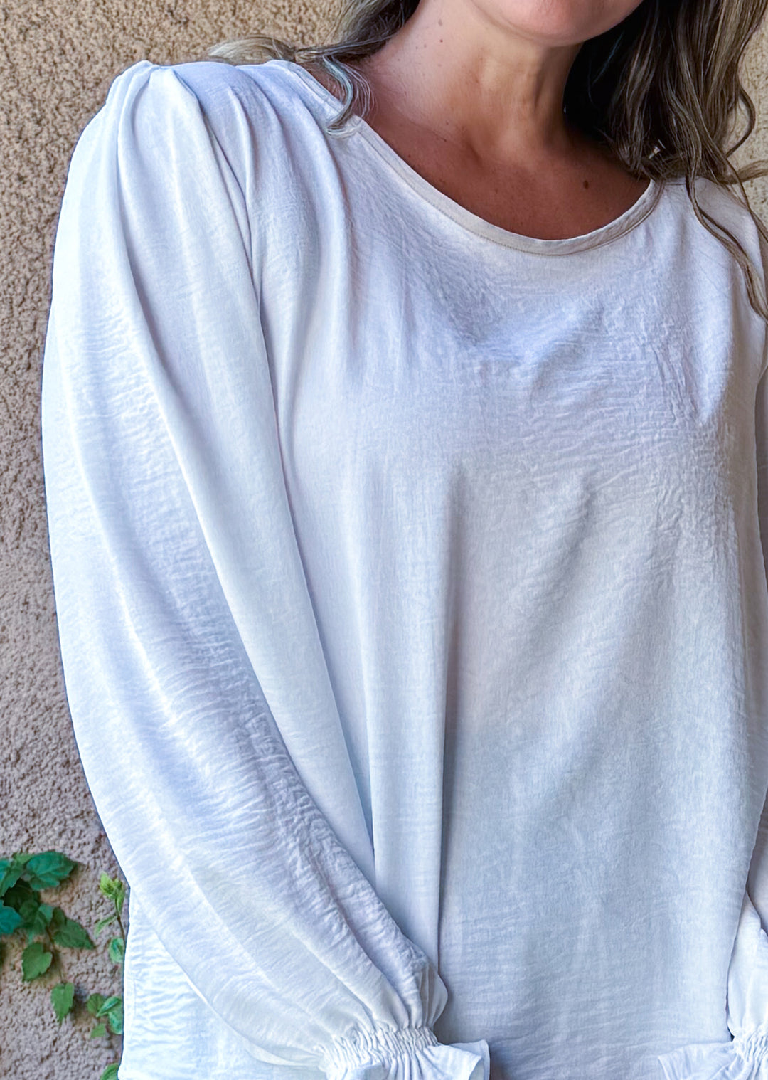 Blusa Gloria Manga Larga | Crudo , beige