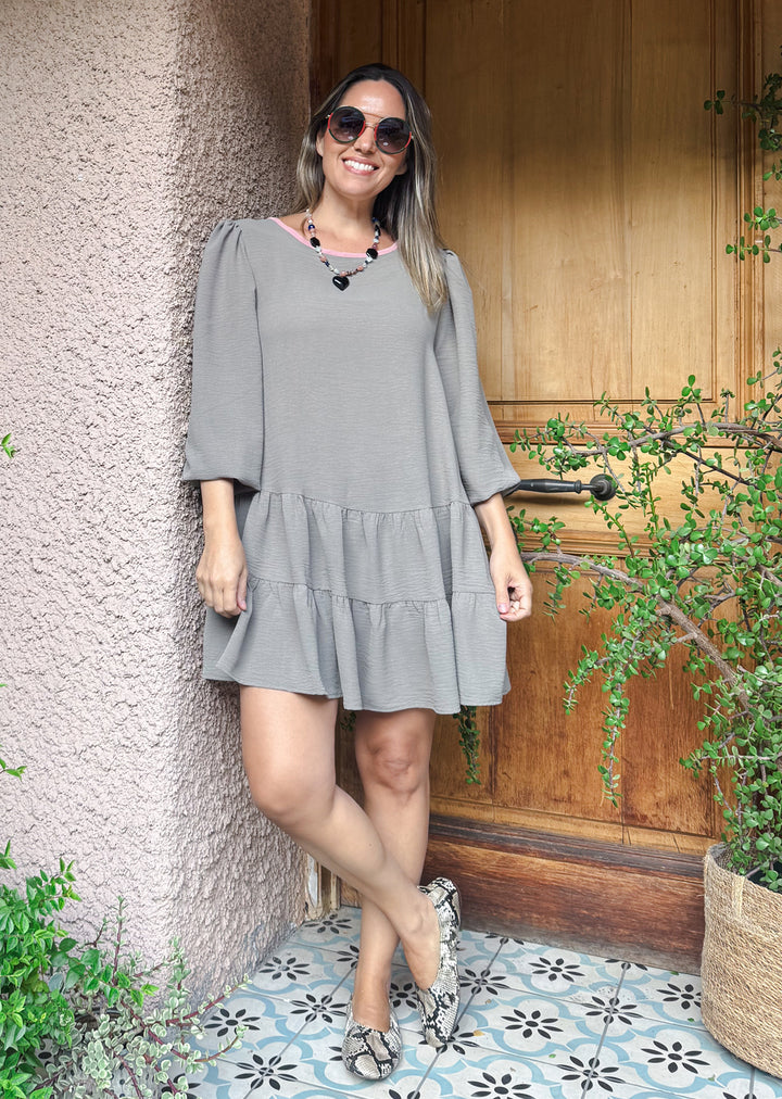 Vestido Gloria | Light Green, Rosa