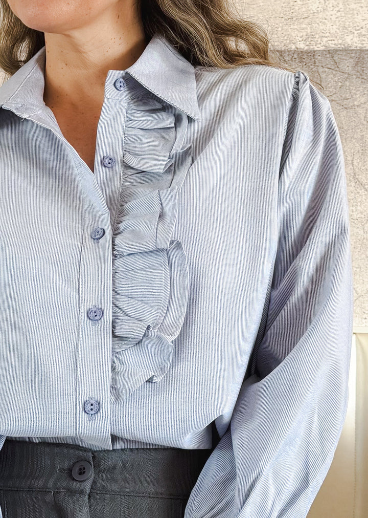 Blusa Isa | Rayas azul