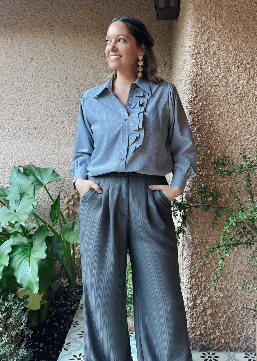 Pantalón Sara | Gris
