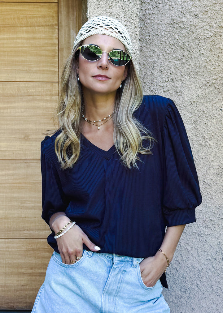 Polera Úrsula | Dark Blue