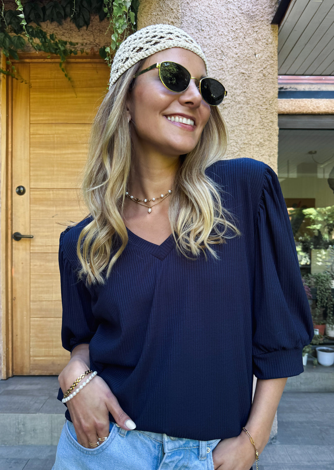 Polera Úrsula | Dark Blue