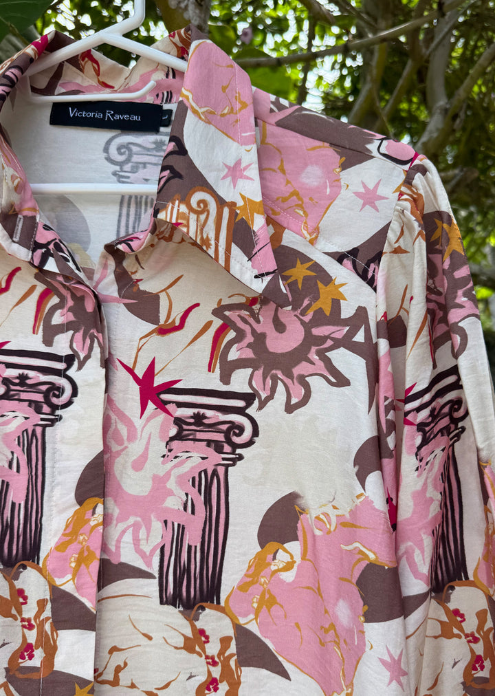 Blusa Aurora | Print pink