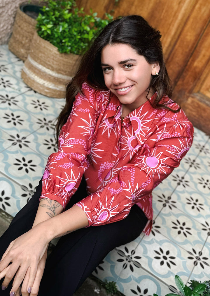 Blusa Elena | Terracota