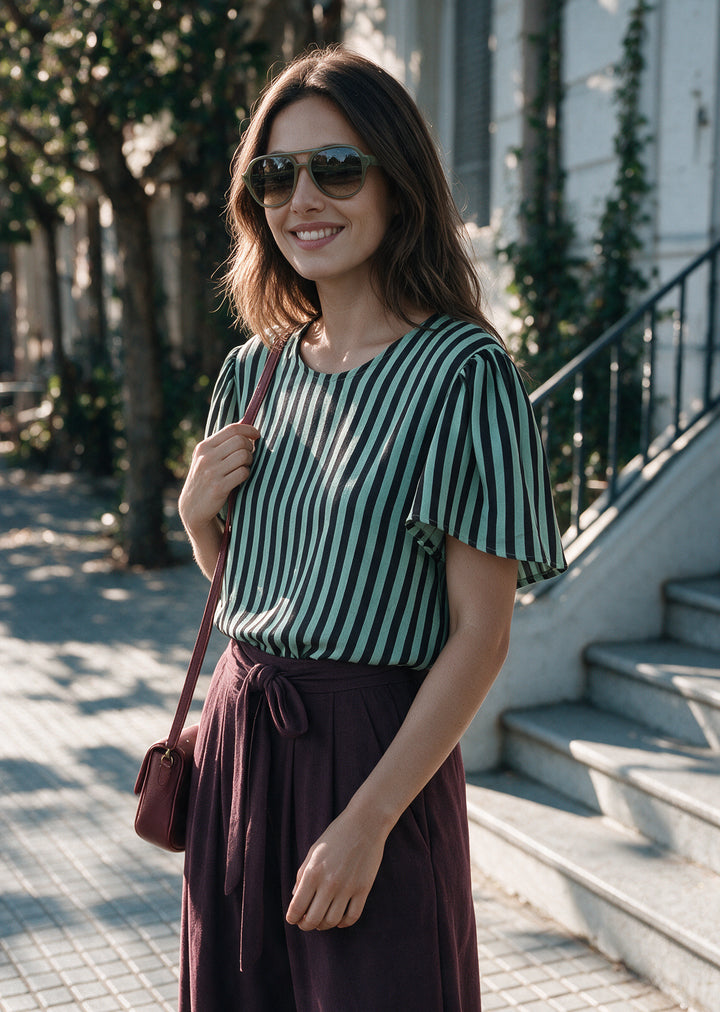 Blusa Ita Rayas