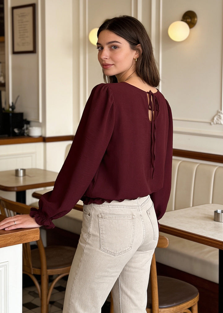 Blusa Jime | Burdeo
