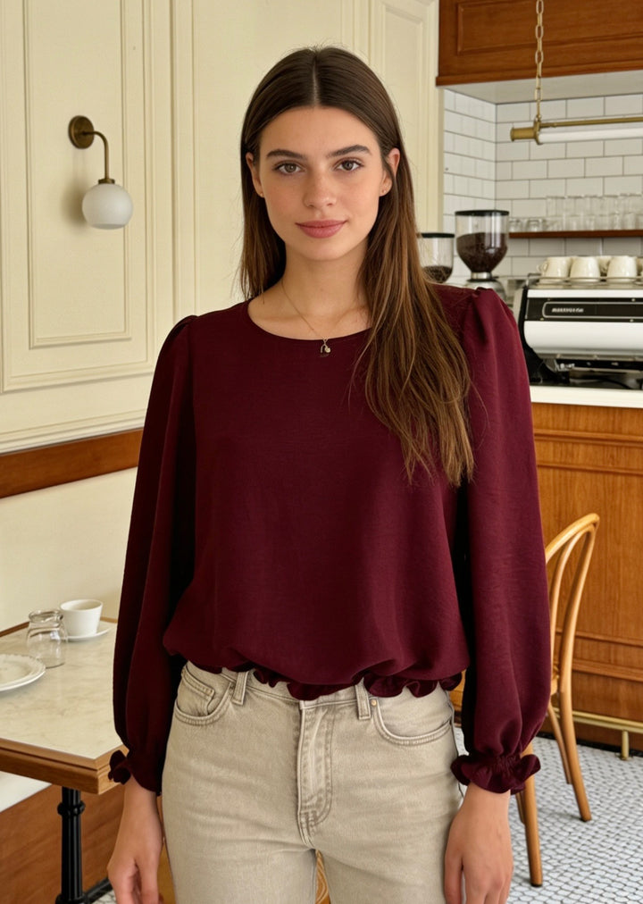 Blusa Jime | Burdeo
