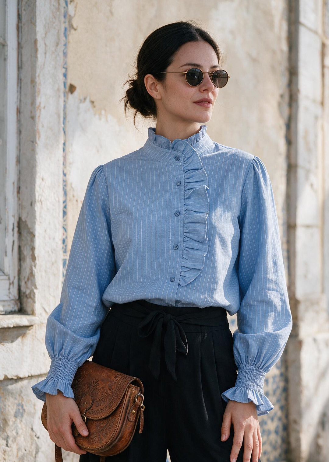 Blusa Valeria | Light blue