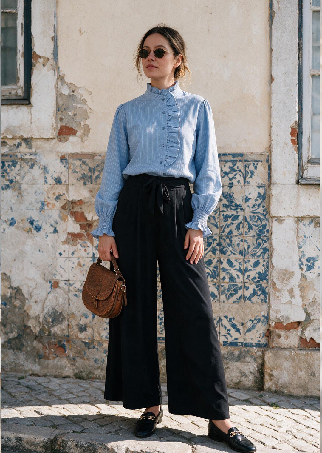 Blusa Valeria | Light blue