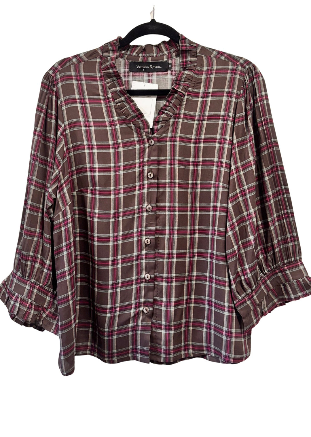 Blusa Cata | Escocés musgo