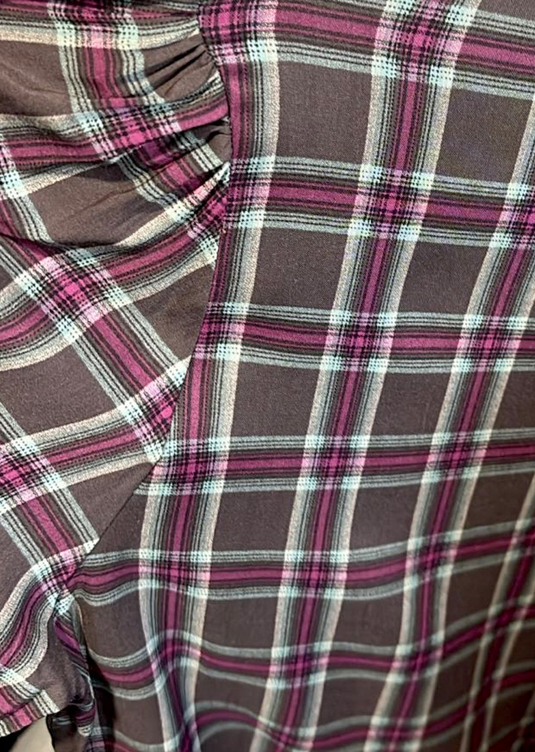 Blusa Cata | Escocés musgo