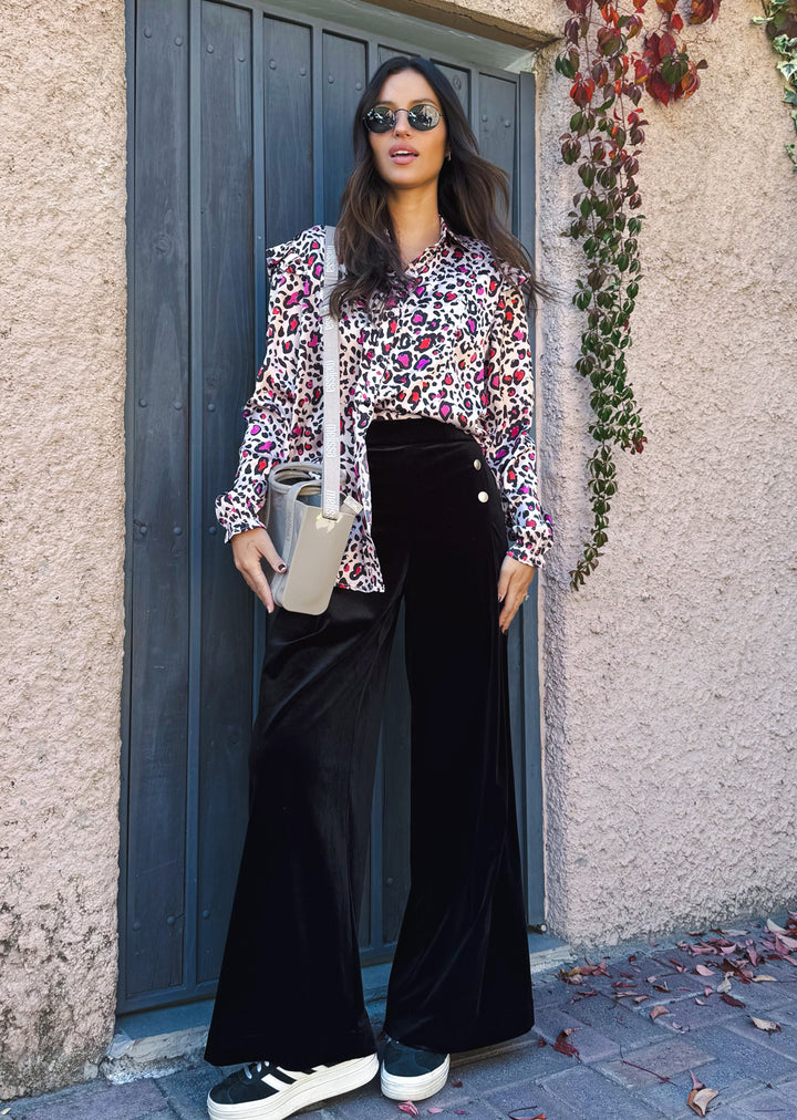 Blusa Estela | Print fondo beige