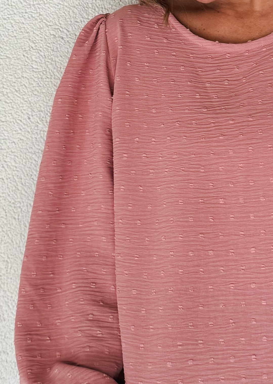 Blusa Gloria Manga Larga | Palo rosa